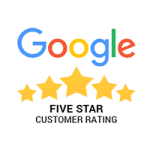 Google five star customer rating