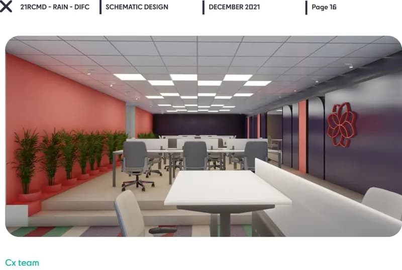 DIFC office, schematic design, view 9