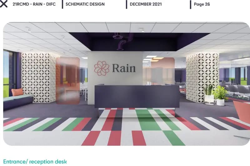 DIFC office, schematic design, view 12